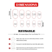 Picture of Gradient Pink French Ice Transparent Press-On Nails – Pure Desire Collection